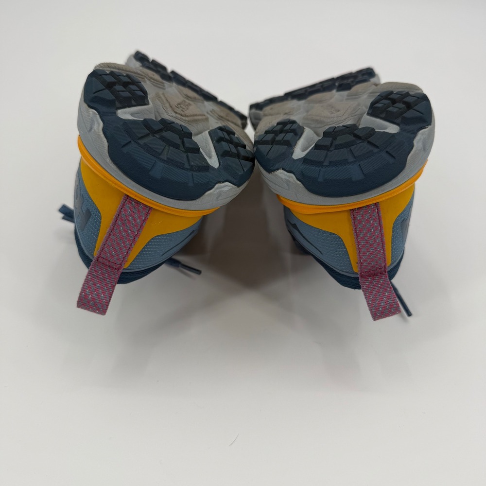 Hoka Challenger ART 6 Blue Yellow Gray Trail Running Shoes Women Size 7.5 B - Picture 5 of 12